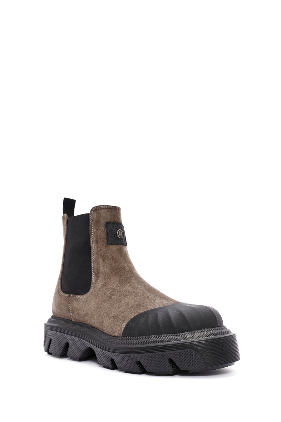 Men's Mink Thick Sole Suede Leather Chelsea Boots