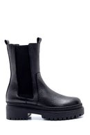 Women's Leather Thick Soled Boots | Derimod