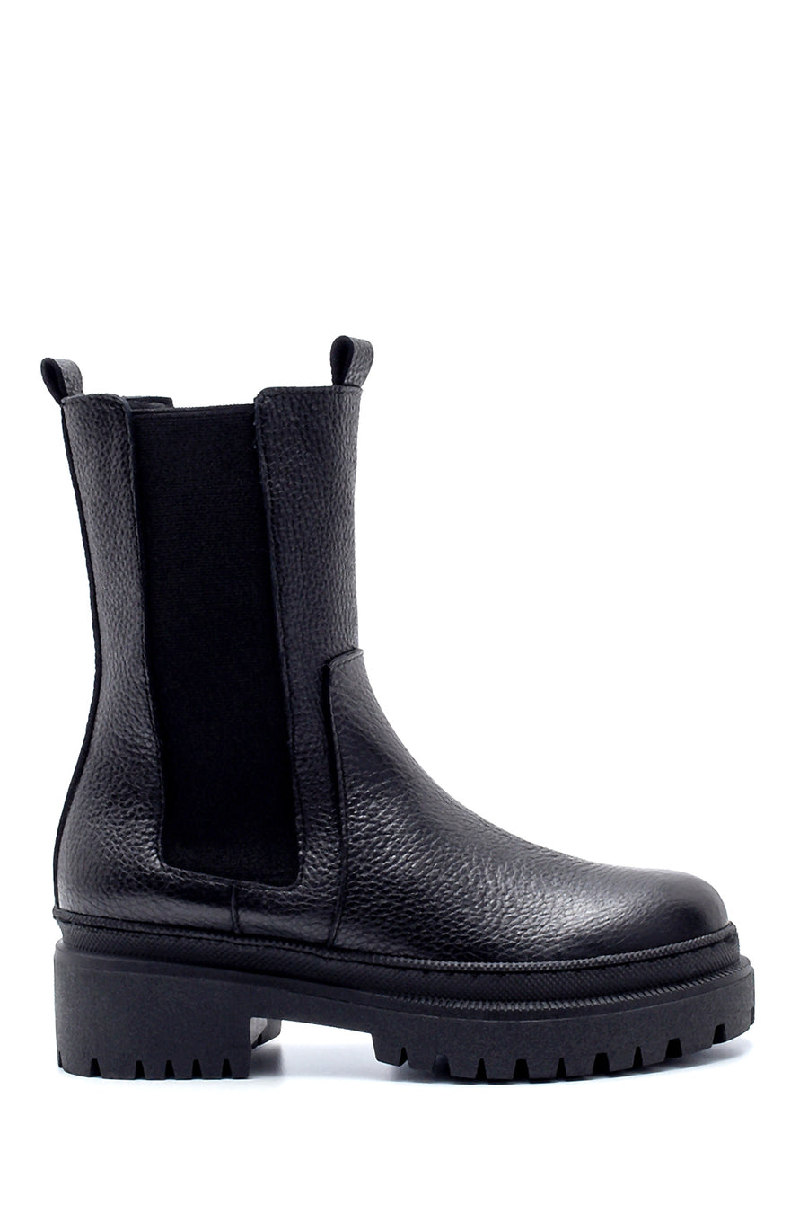 Women's Leather Thick Soled Boots 20WFD2418FT | Derimod