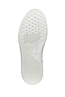Geox Men's White Deiven Lace-up Leather Casual Sneaker | Derimod