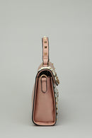 Printed Pink Women's Shoulder Bag | Derimod