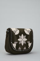 Women's Crossbody Bag with Staple Detail | Derimod