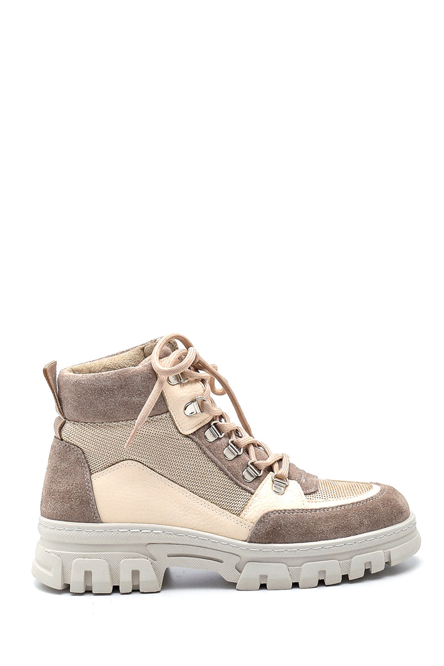 Women's Leather Suede Detailed Boots 21WFD210014 | Derimod