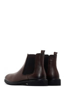 Men's Brown Leather Chelsea Boots | Derimod