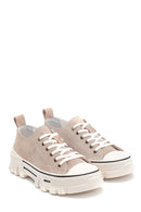 Women's Suede Sneaker | Derimod