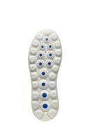 Geox Women's Blue D Spherica Ec4.D - Em. Tex + Sy Laced Patterned Thick Soled Sneaker | Derimod