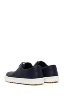 Camper Men's Navy Blue Chasis Lace-Up Leather Casual Shoes | Derimod