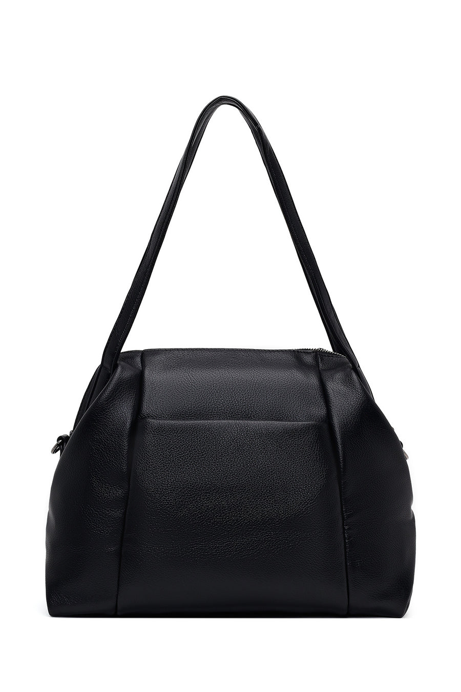 Woman Black Long-Strap Shoulder Bag