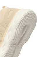 Woman Beige Thick-Soled Sneakers | Derimod