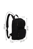 Male Black Casual Crossbody Bag | Derimod