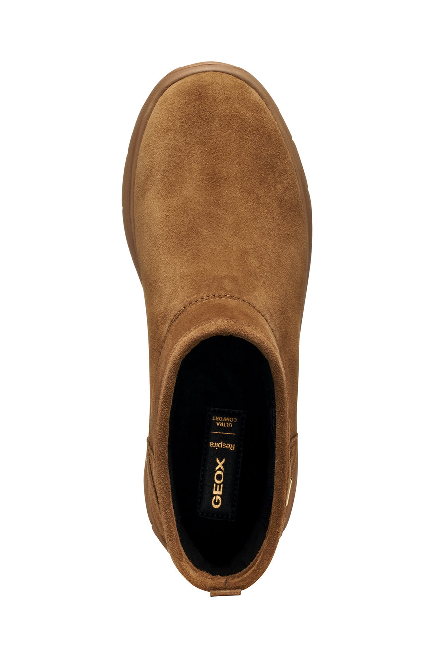 Geox Women Tan D Spherica 4X4 B Abx B - Suede Suede Leather Teddy Boot