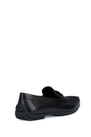 Geox Men's Black Moner 2Fit Leather Casual Loafer | Derimod