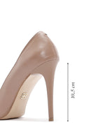Kadın Pembe İnce Topuklu Deri Stiletto | Derimod