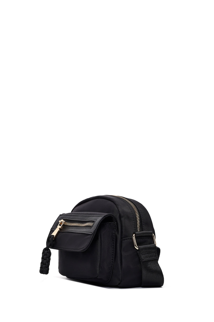 Women's Black Long Strap Crossbody Bag