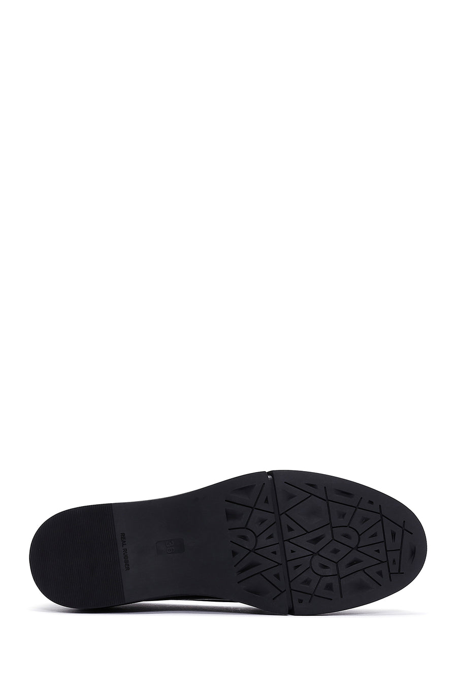 Kadın Siyah Deri Comfort Loafer
