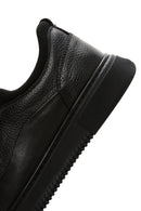 Men's Black Lace-up Leather Sneaker | Derimod