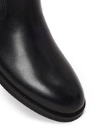 Derimod Black Male Black Zip Closure Leather Boots | Derimod