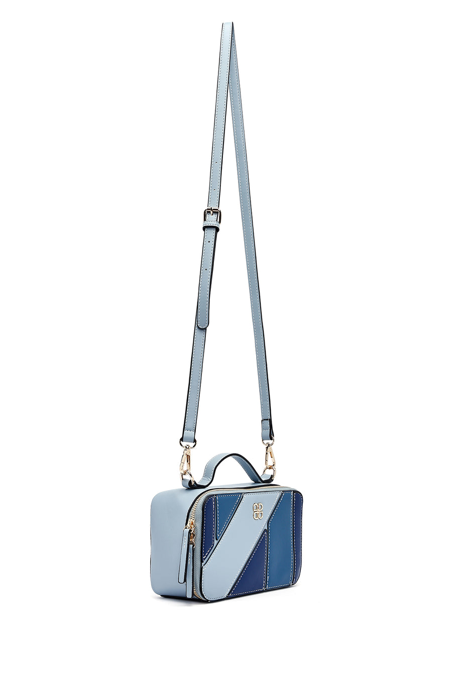 Women's Navy Blue Long Strap Classic Crossbody Bag