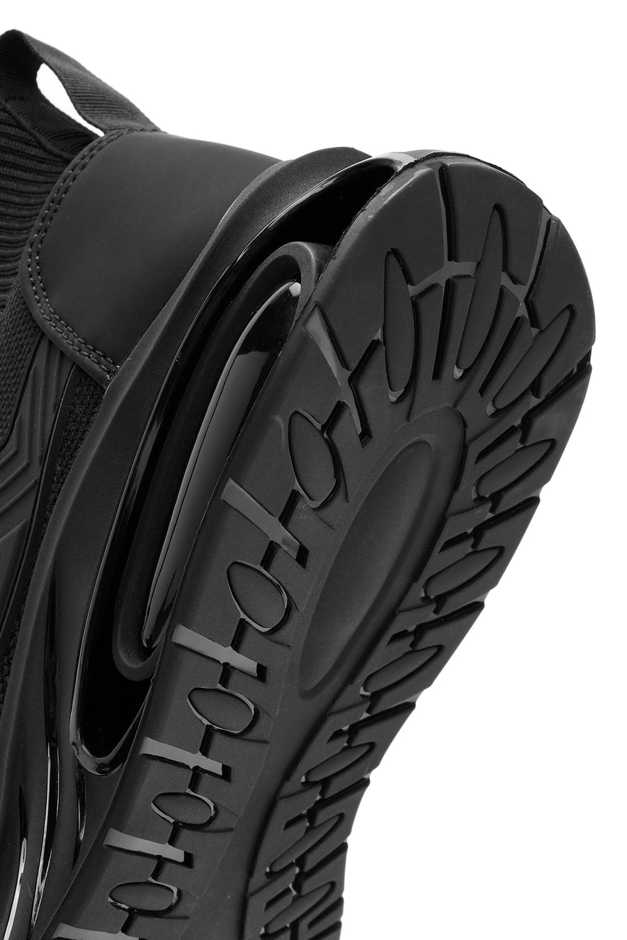Erkek Siyah Bağcıklı Kumaş Sneaker