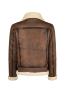 Iceland Woman Brown Fur Collar Teddy Coats | Derimod