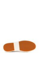 Erkek Beyaz Bağcıklı Deri Sneaker | Derimod