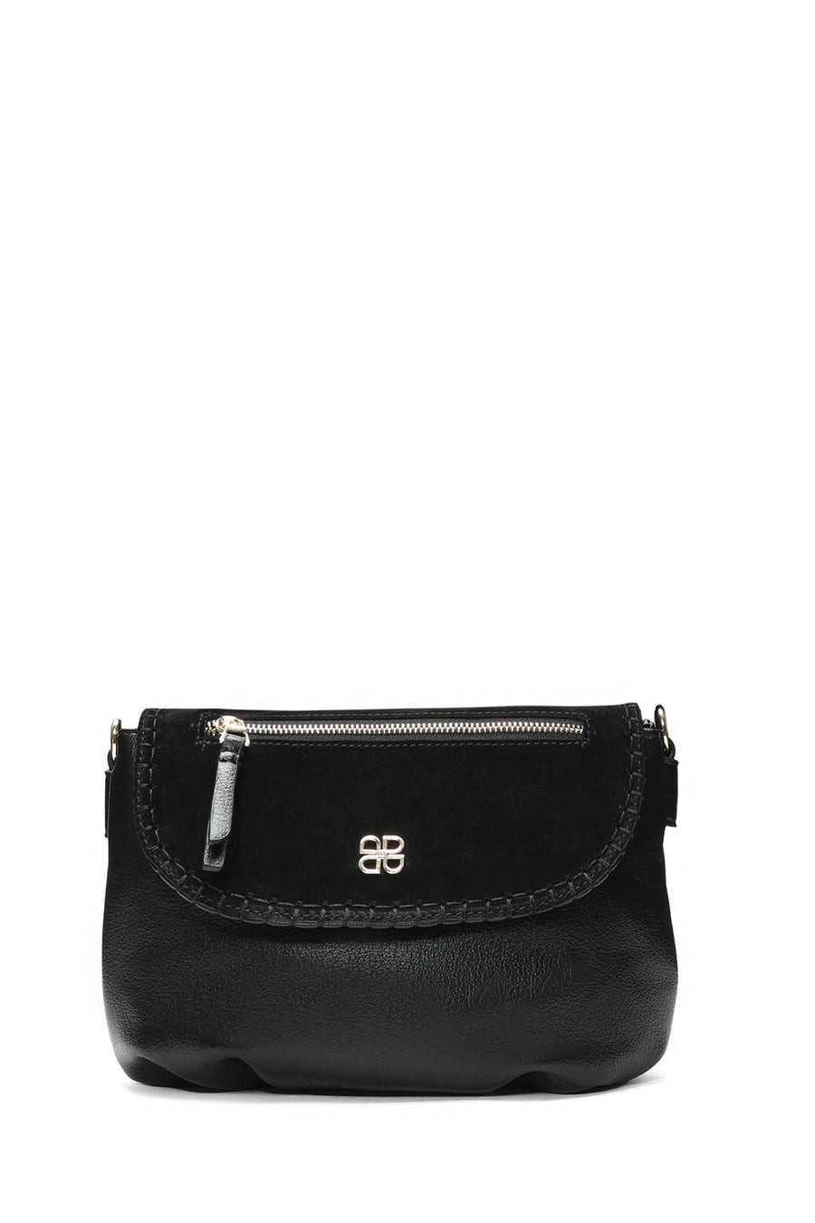 Women's Black Long Strap Crossbody Bag
