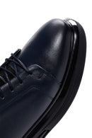
Men's Navy Thick Sole Lace-Up Leather Casual Shoes
 | Derimod