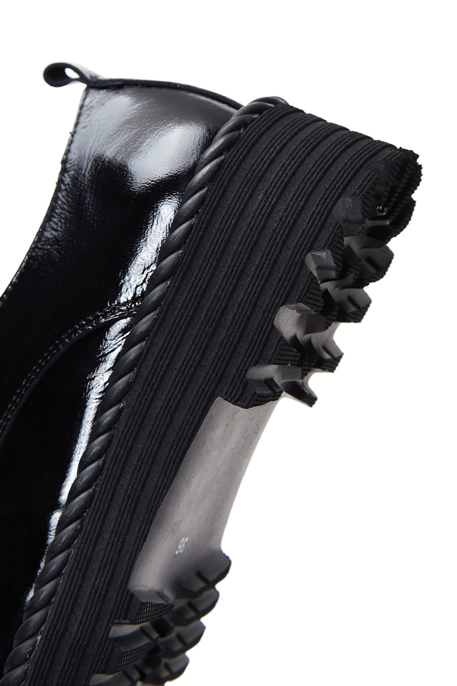 Women's Black Leather Casual Shoes