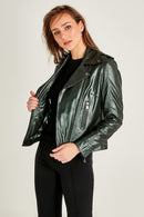 Sasha Women's Leather Jacket | Derimod