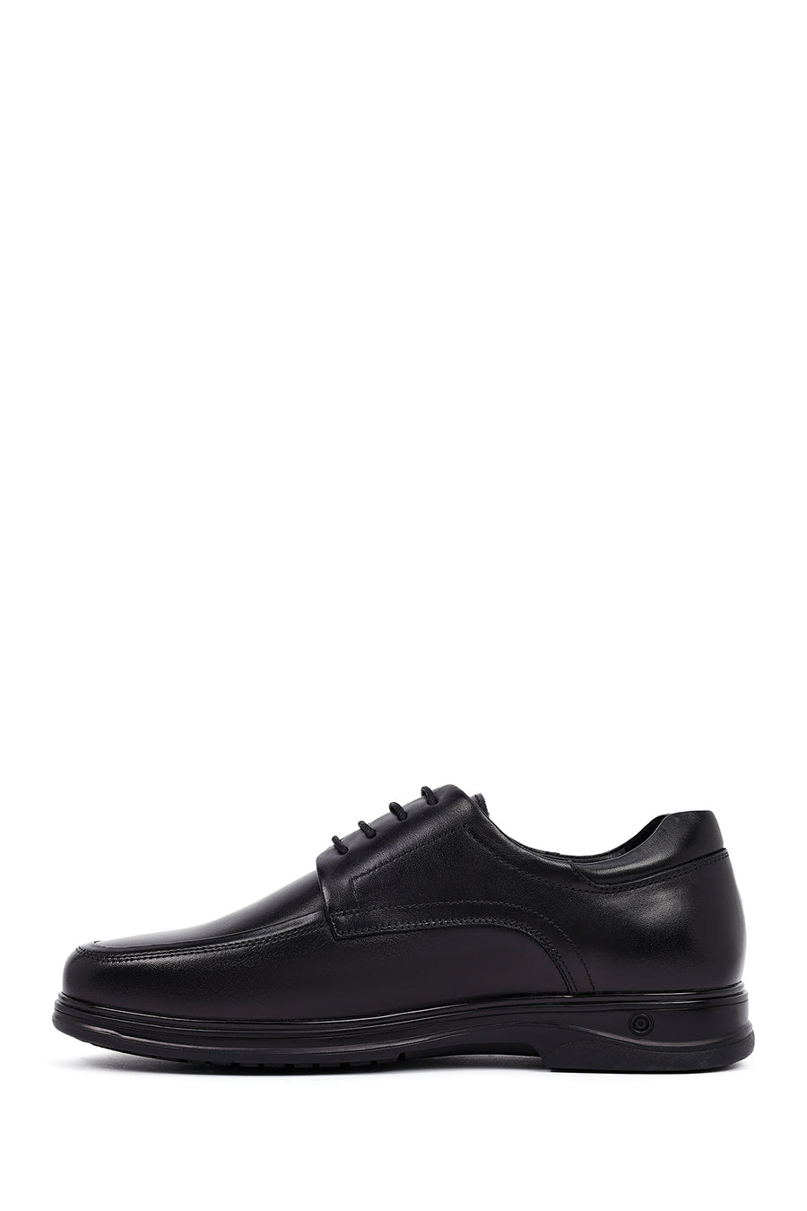 Men's Black Lace-up Leather Casual Shoes