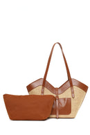 Woman Taba Wicker Shoulder Bag | Derimod
