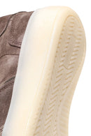 Woman Mink Lace-Up Suede Leather Sneaker | Derimod