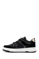 Kadın Siyah Süet Detaylı Sneaker | Derimod