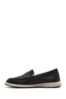 Kadın Siyah Deri Loafer | Derimod
