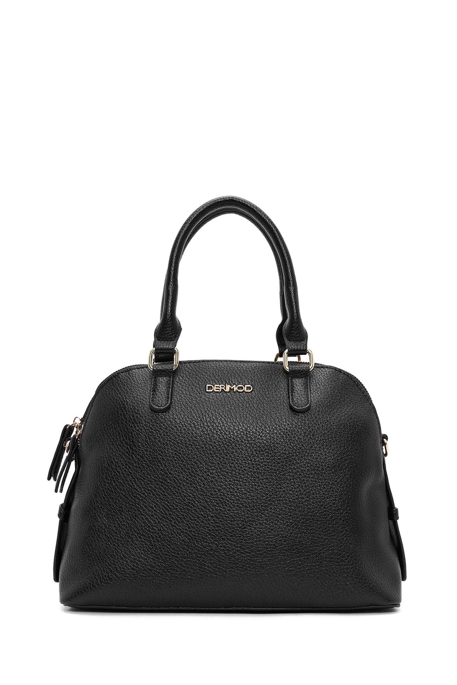 Woman Black Long-Strap Shoulder Bag