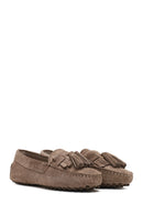 Women's Mink Tassel Suede Leather Loafer | Derimod