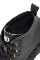 Men's Black Lace-Up Leather Sports Boots | Derimod