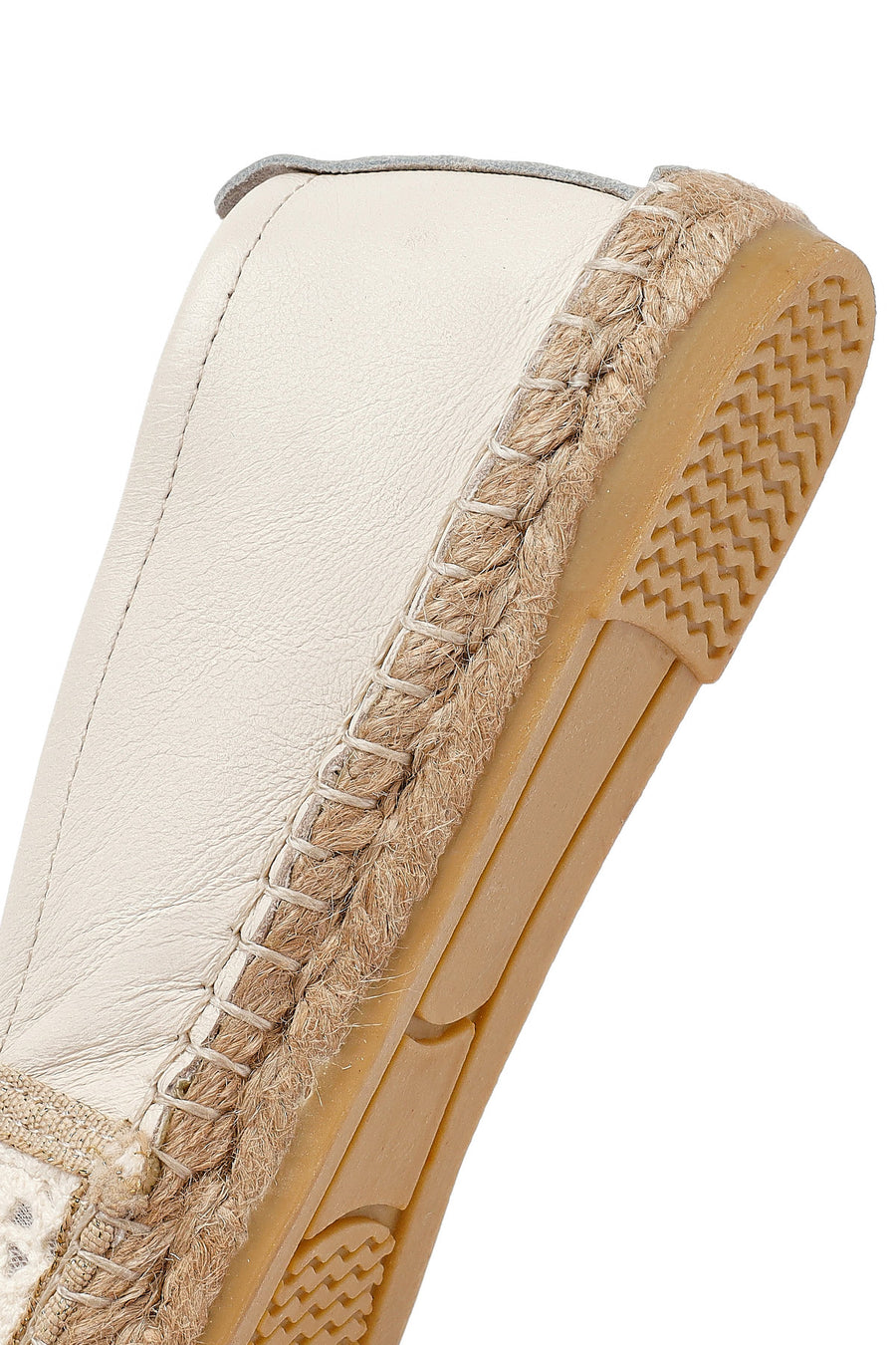 Woman Cream Patterned Espadrilles