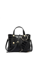 Women's Black Long Strap Mini Classic Handbag | Derimod