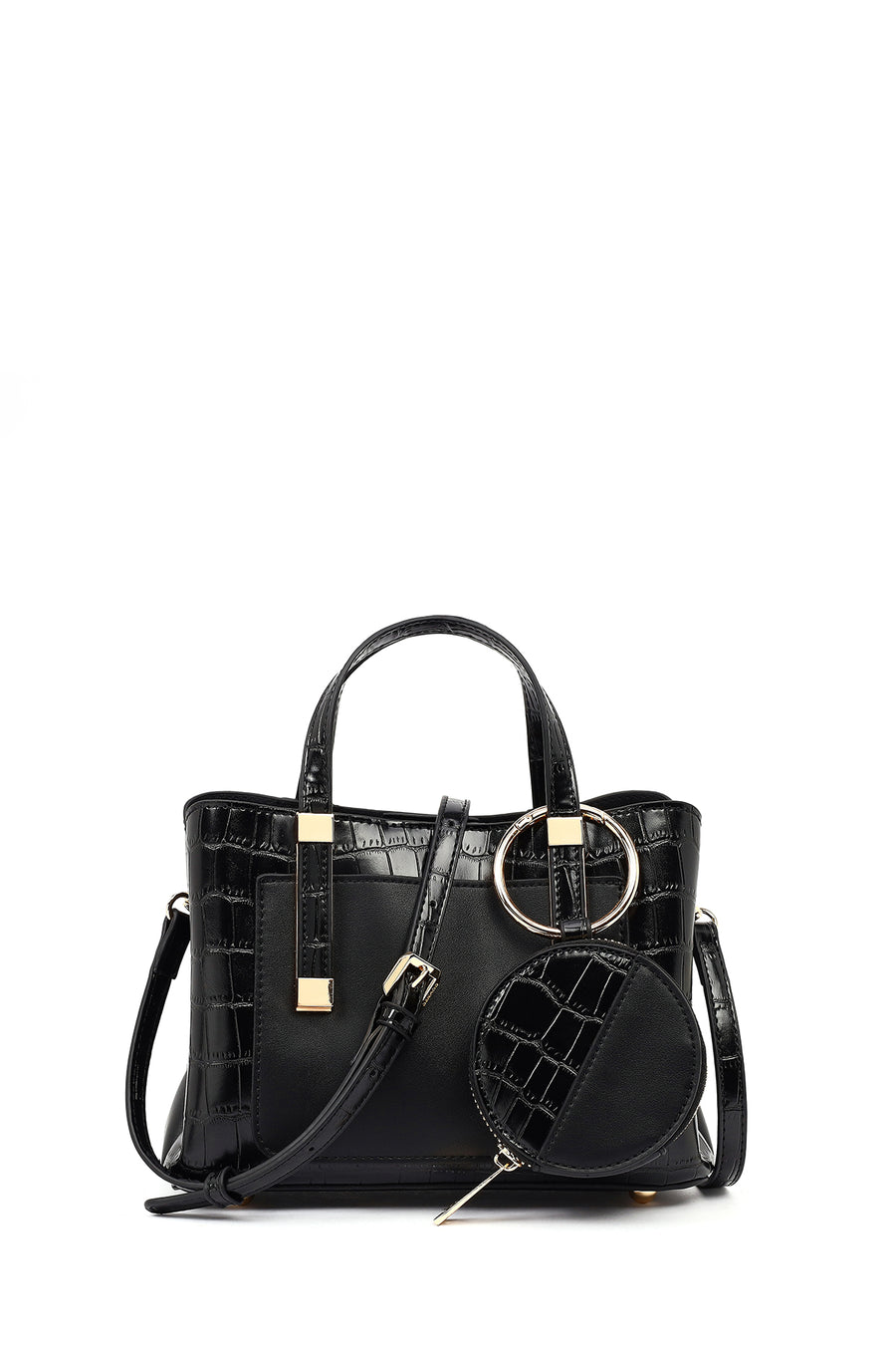 Women's Black Long Strap Mini Classic Handbag 26PBD273714 | Derimod