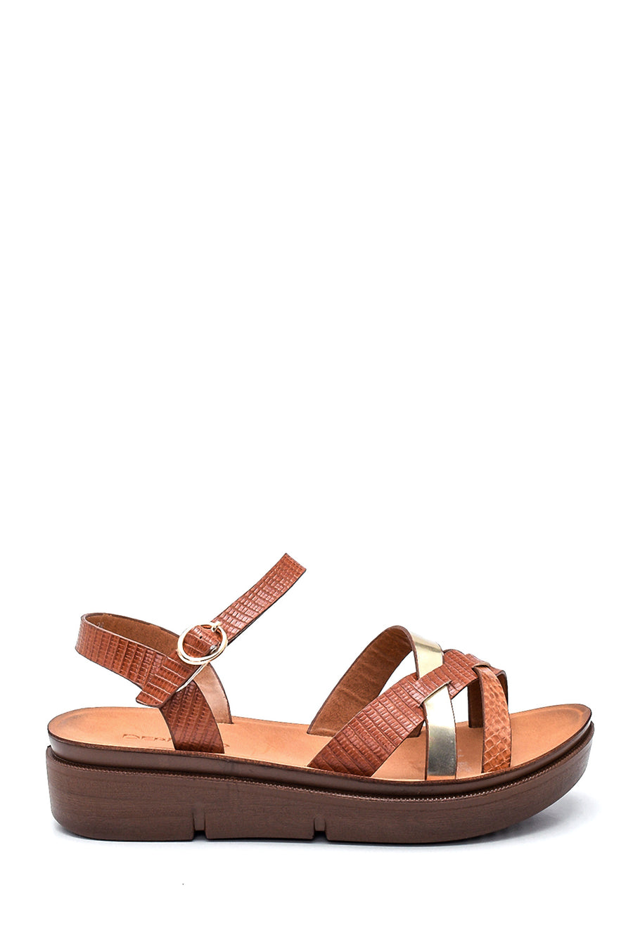 Kadın Dolgu Topuk Casual Sandalet 21SFE465214 | Derimod