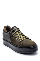 Men's Leather Nubuck Sneaker | Derimod