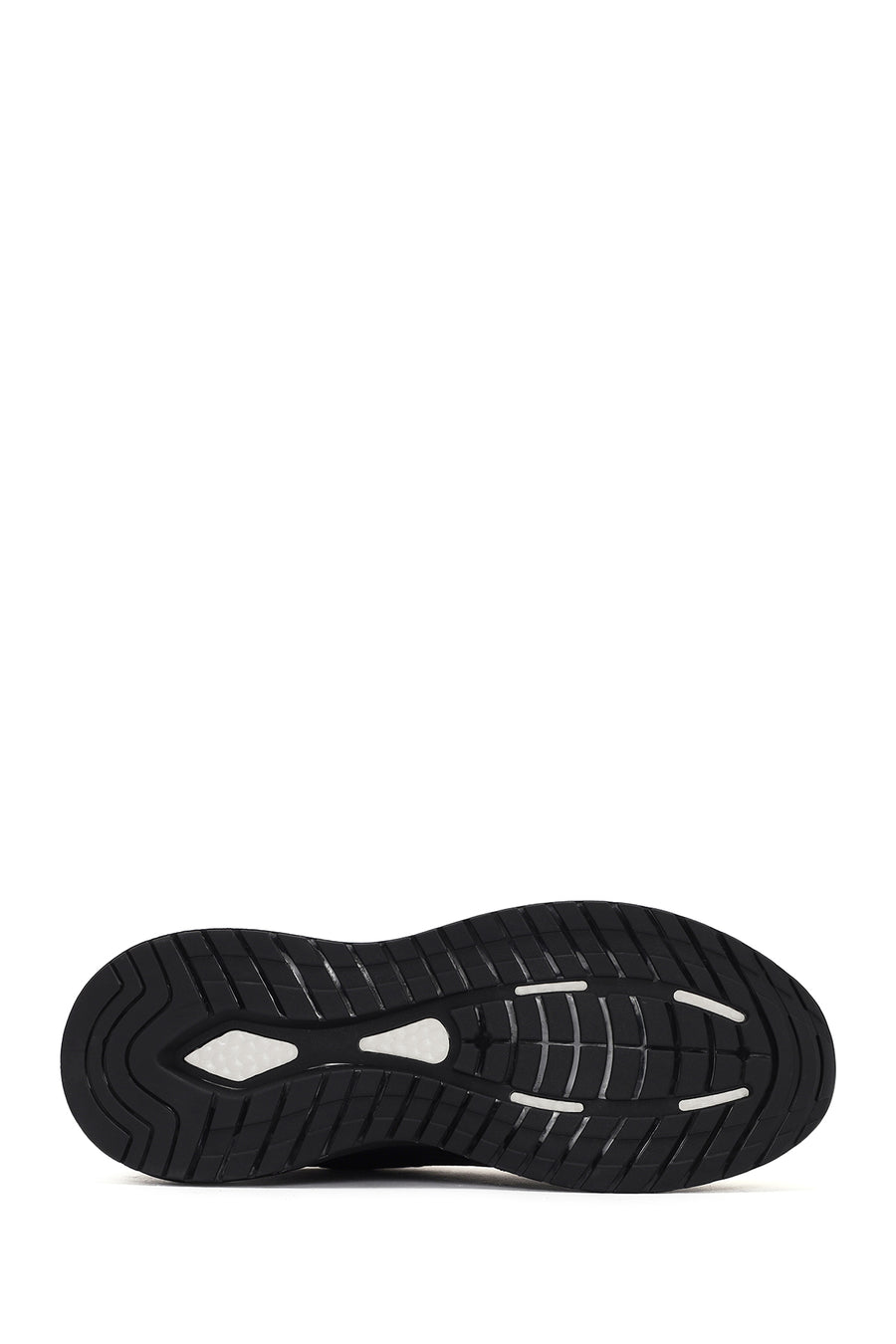 Erkek Siyah bağcıklı Deri Sneaker