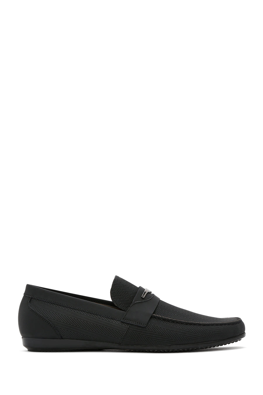 Erkek Siyah Deri Casual Loafer 25SFD6003V3 | Derimod