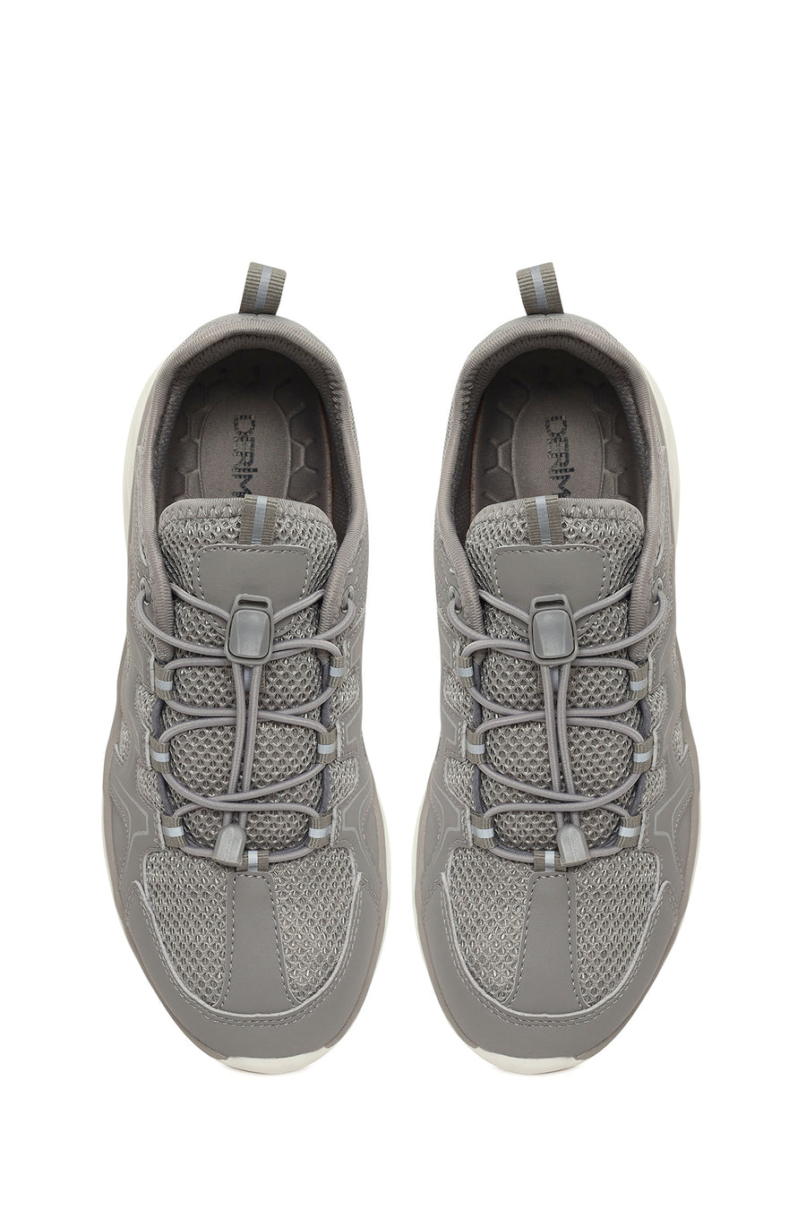 Kadın Gri Kalın Tabanlı Sneaker