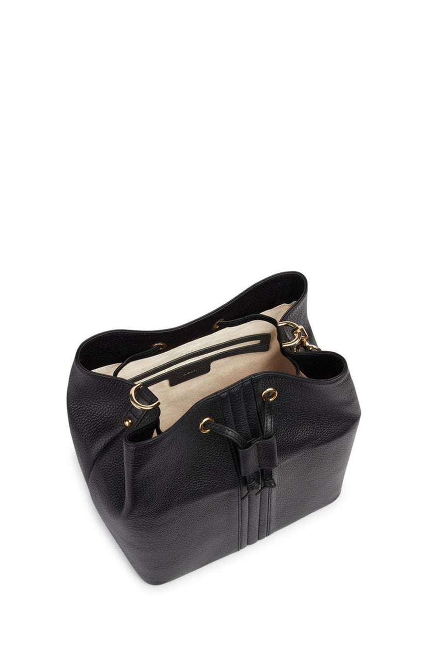 Geox Women's Black Andrenne Long Strap Leather Crossbody Bag