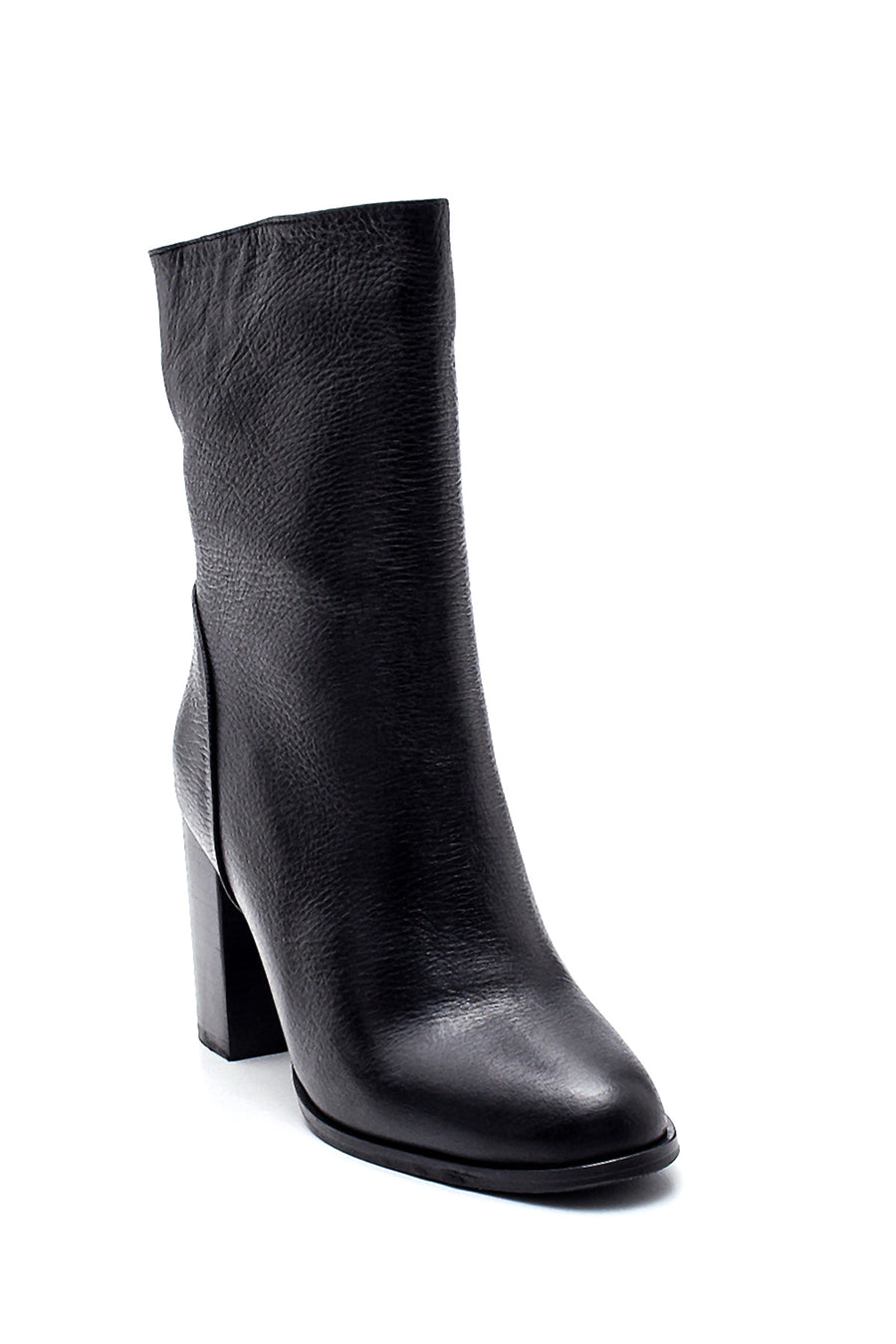 Women's Leather Heeled Boots