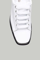 High-Sole Women's Leather Sports Shoes | Derimod