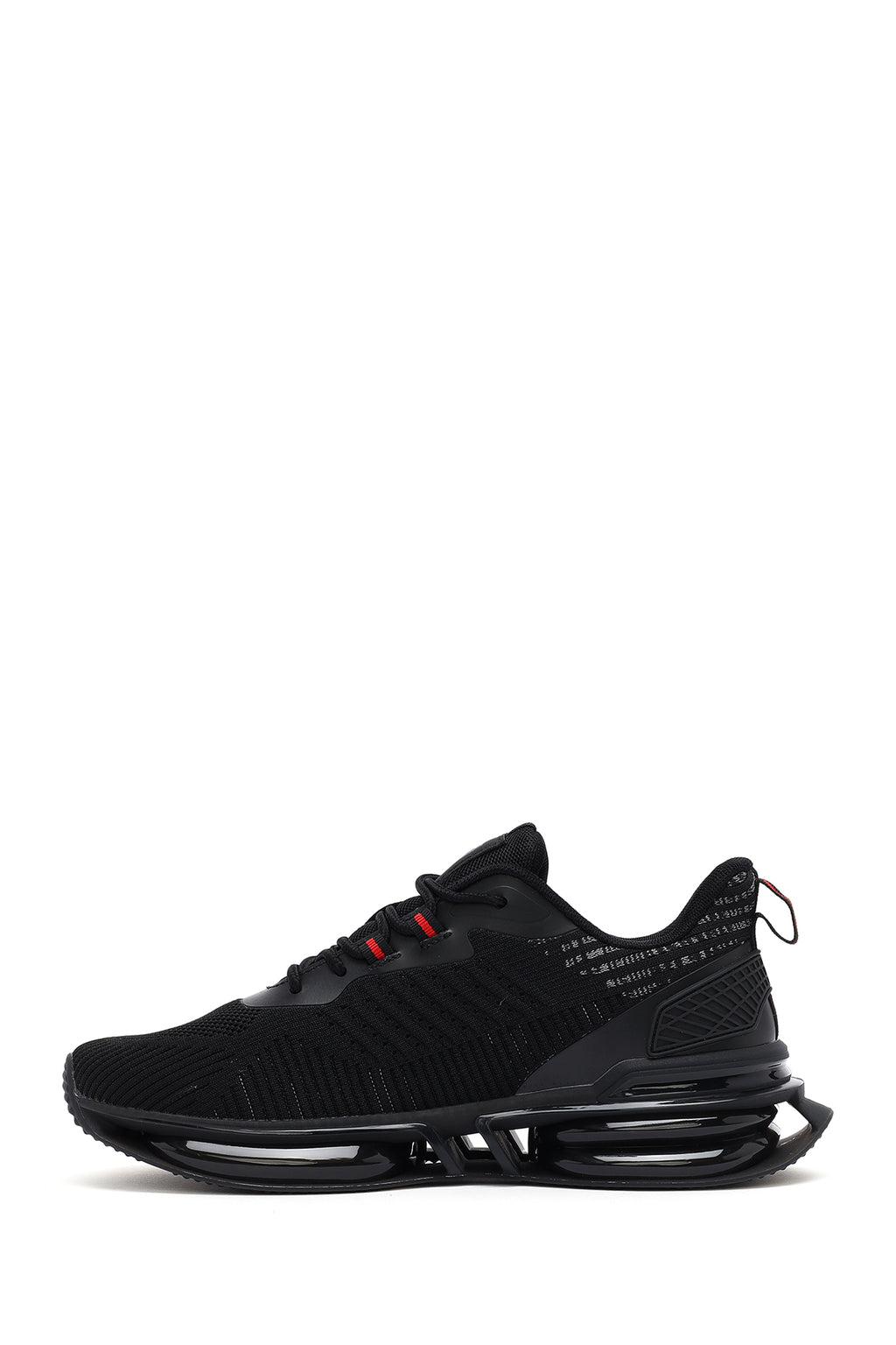 Derimod Zero Erkek Siyah Bağcıklı Kalın Tabanlı Sneaker