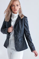 Como Women's Leather Jacket | Derimod